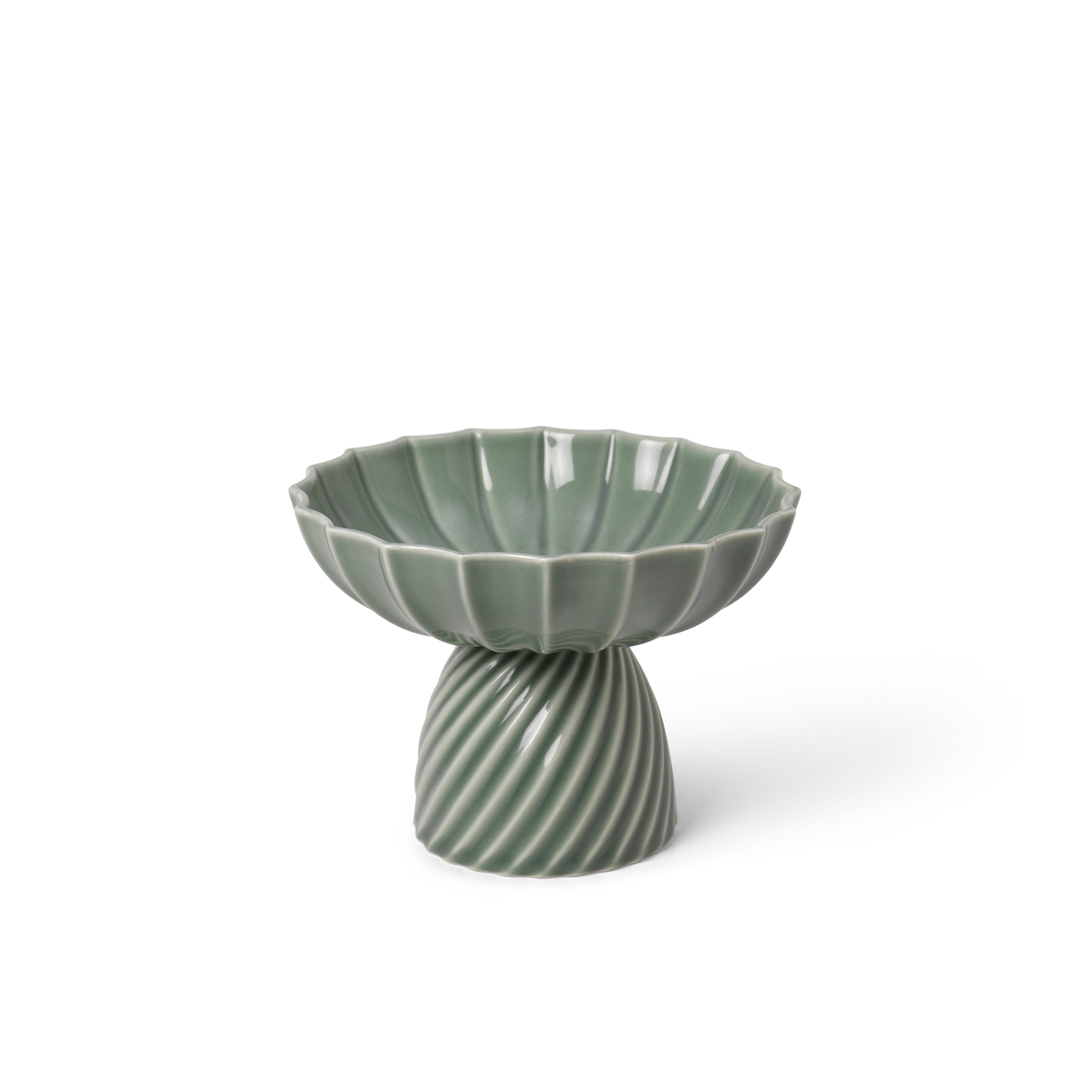 Samsurium skål på fod - Eucalyptus